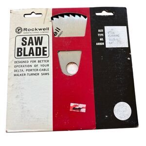 Vintage Rockwell No. B6005FB 6” Flooring Saw Blade 5/8” Arbor NOS